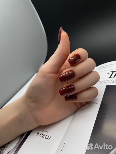 Маникюр наращивание