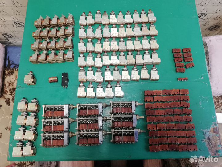 Кнопки, переключатели, тубмлеры