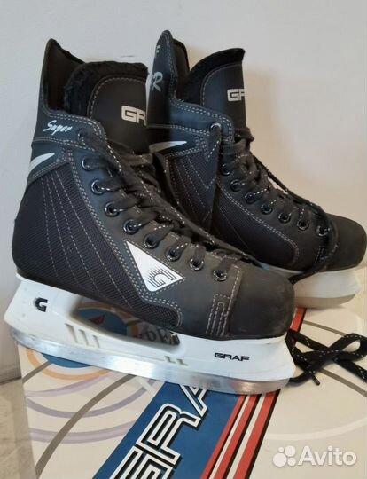 Коньки хоккейные Graf, детские, 38 размер