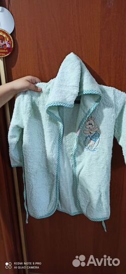 Детский махровый халат 92-98