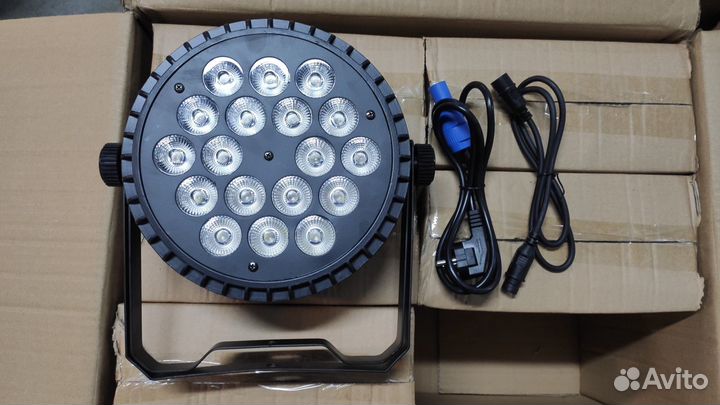 LED PAR 18x18 rgbwa+UV ver.PRO (2023)