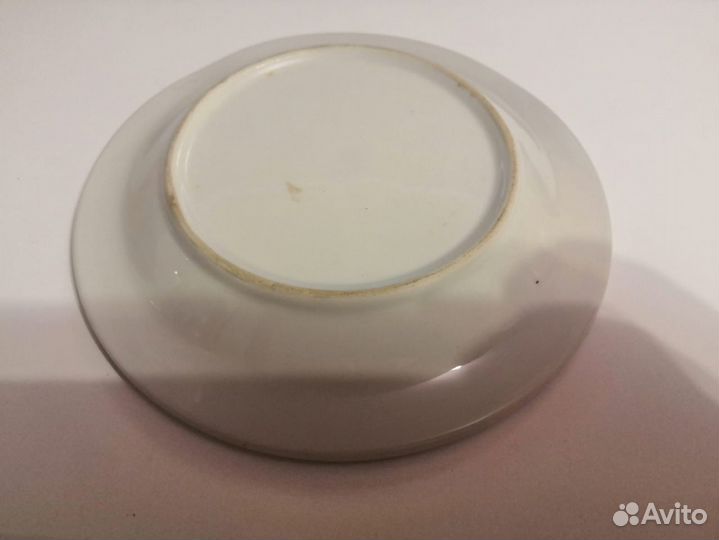 Пепельница с позолотой, карманная пепельница