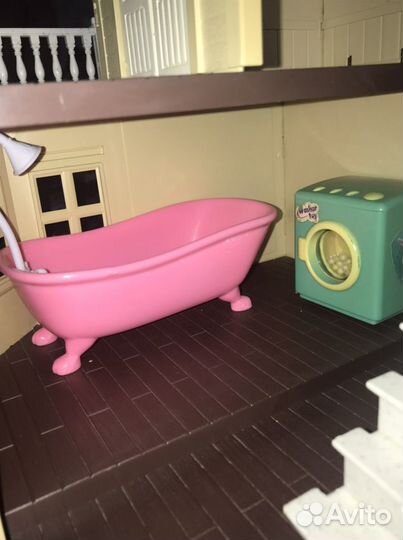 Кукольный большой дом Sylvanian Families с мебелью