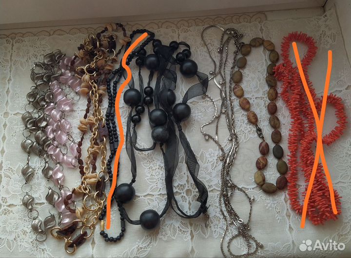 Бусы и винтажная бижутерия