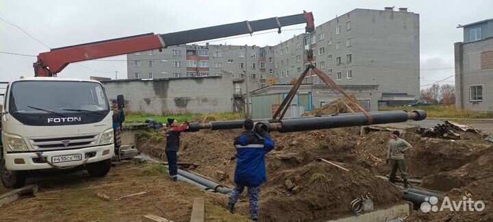 Аренда и услуги манипулятора, стрела 3 т, 14 м, борт 5 т, 6 м