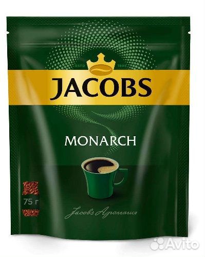 Кофе Якобс Монарх м/у 75г /12