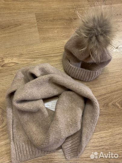 Комплект шапка и шарф Gulliver на девочку