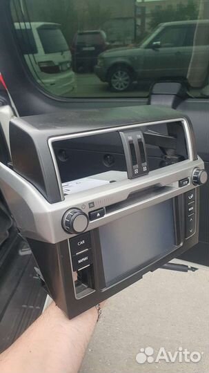 Родная магнитола на toyota land cruiser prado