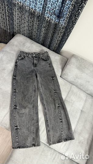 Джинсы sela широкие