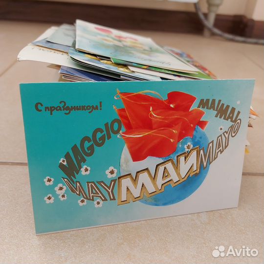 Коллекция открыток с 1982 по 1995