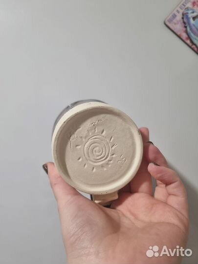 Кружка ручной работы из глины