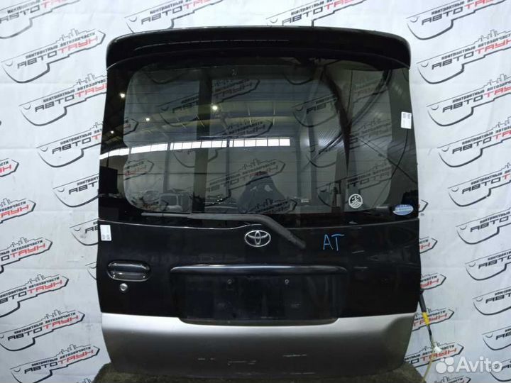 Дверь задняя toyota funcargo NCP25 4WD черный, KK5