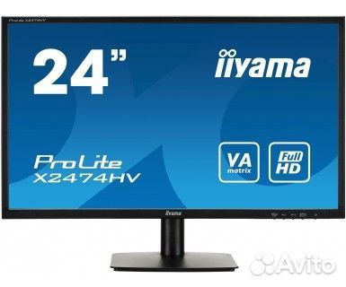 Монитор Iiyama X2474HV-B1 23.6