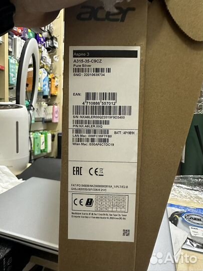 Ноутбук Acer Aspire 3. Есть рассрочка