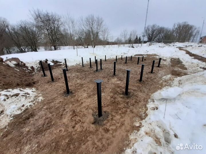 Винтовые сваи под ключ