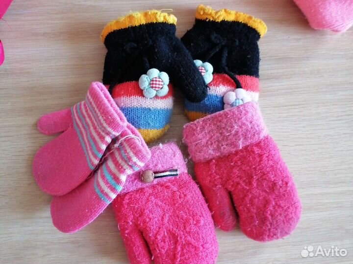 Комплект шапка и шарф для девочки