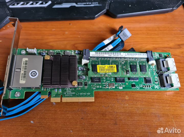SAS raid контроллер LSI megaraid SAS 8888-ELP