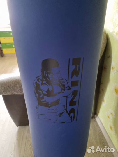 Боксерский мешок кожаный