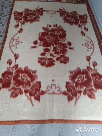 Одеяло шерстяное СССР новое