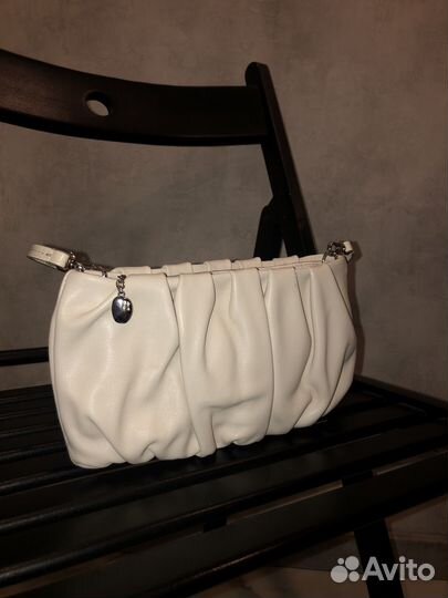 Сумка Staud Bean белая оригинал