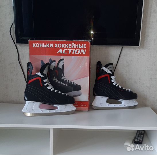 Коньки хоккейные Action модель PW 206G, разм 42