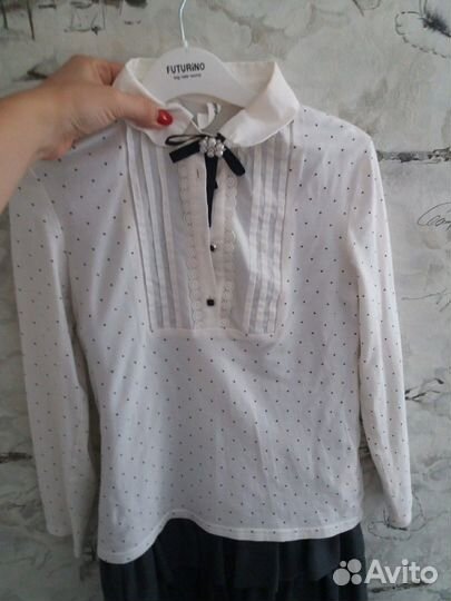 Блузка школьная