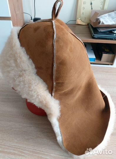 Шапка для бани из овчины 