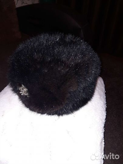 Шапка норка легкая. Современный пошив