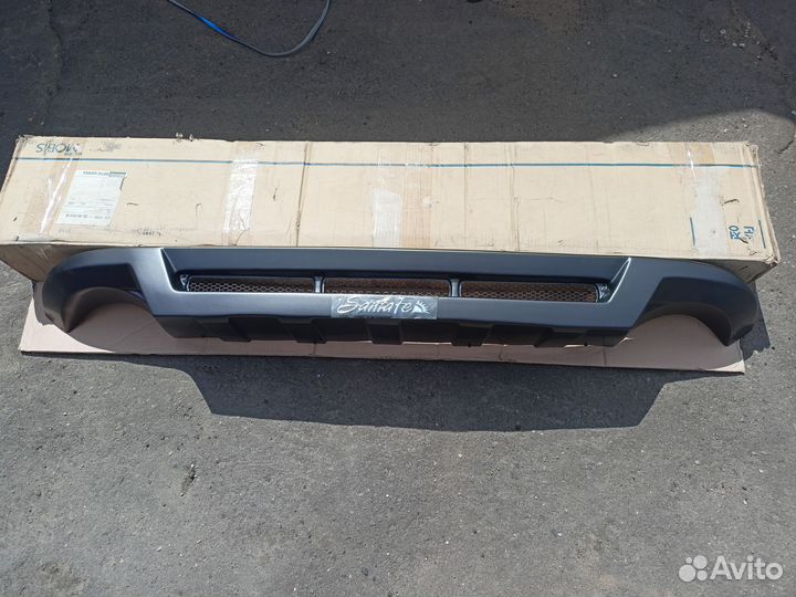 Накладка заднего бампера Santa Fe II
