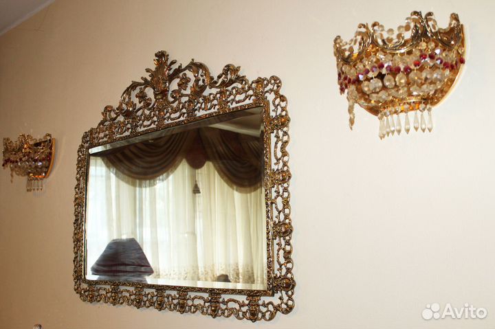 Бра и люстра Богемия