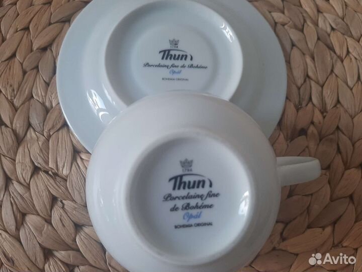 Чайная пара thun, Чехия, б/у