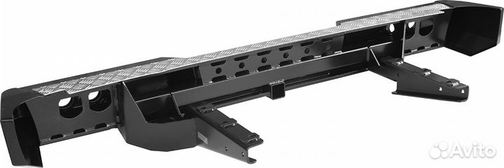 Силовой бампер задний газ Соболь rifgaz-20150