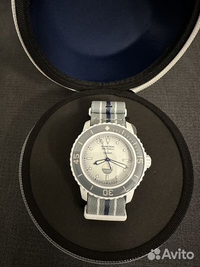 Часы Swatch x Blancpain, Antarctic Ocean