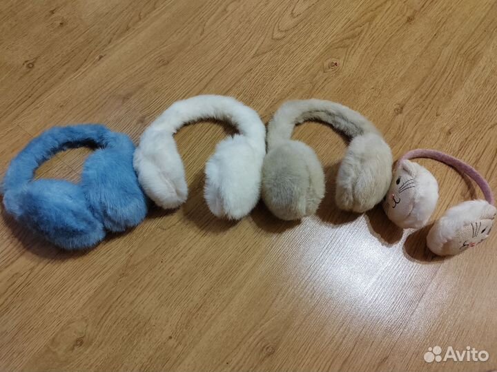 Меховые наушники