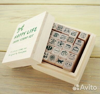 Набор штампов для скрапбукинга Happy Life