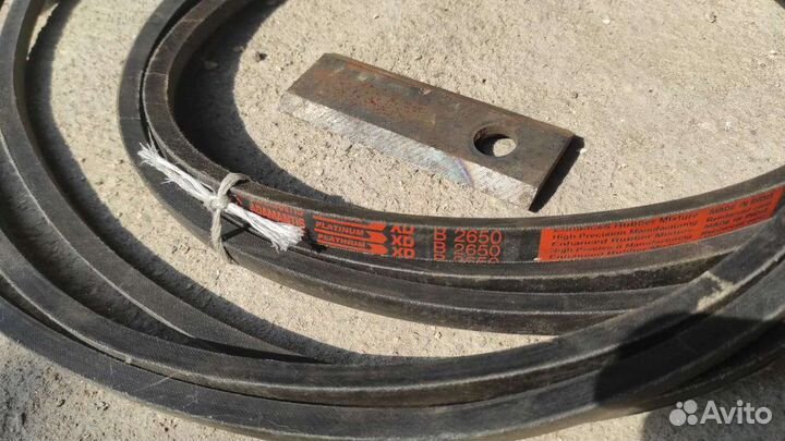 Ремни на косилку кнр 2,1 и ножи