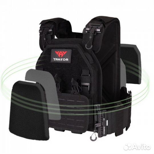 Бронежилет (плитник) с подсумками Yakeda VT-6094A