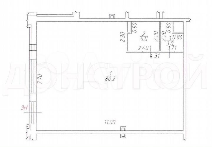 Сдам торговое помещение, 88.2 м²