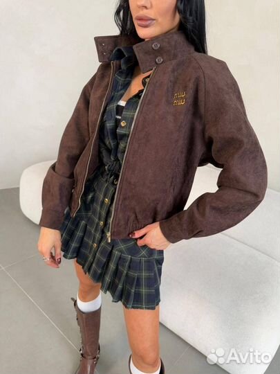 Бомбер miu miu