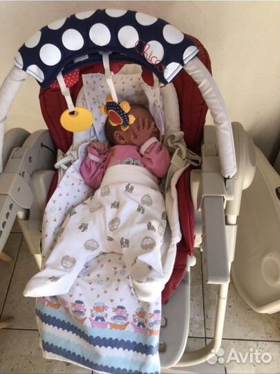 Стульчик для кормления chicco polly magic relax