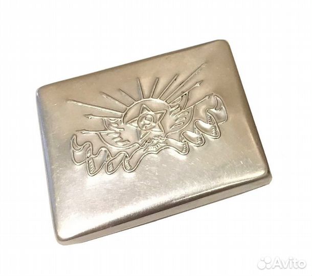 Портсигар стальной ркка, 1930-40-е гг