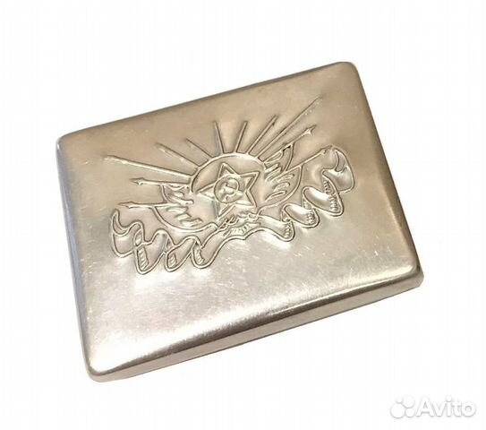 Портсигар стальной ркка, 1930-40-е гг