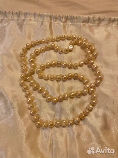 Бусы из искусственного жемчуга