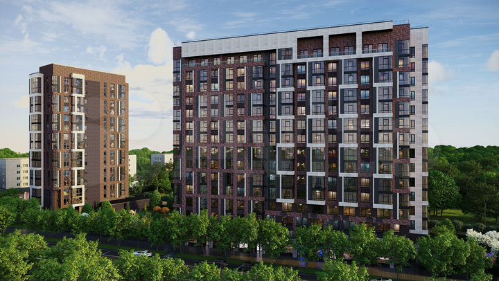 2-к. квартира, 60,9 м², 2/15 эт.