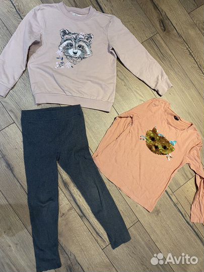 Вещи пакетом для девочки 122-128