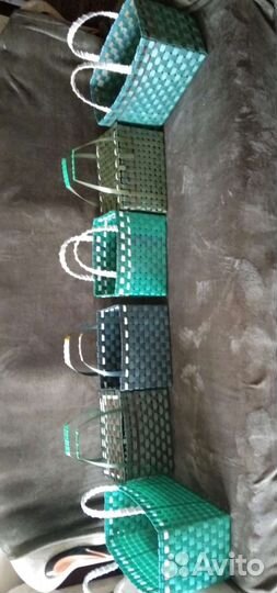 Корзина плетеная большая,с крышкой