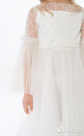 Нарядное платье для девочки 122 128
