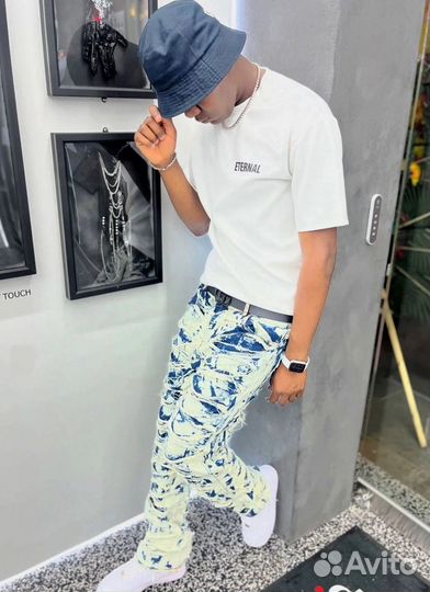 Джинсы Rick Owens Type Distressed