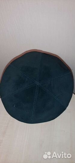 Берет женский из натуральной замши
