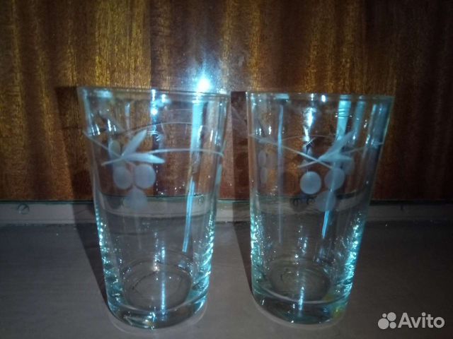 Стопка резное стекло, гравировка СССР